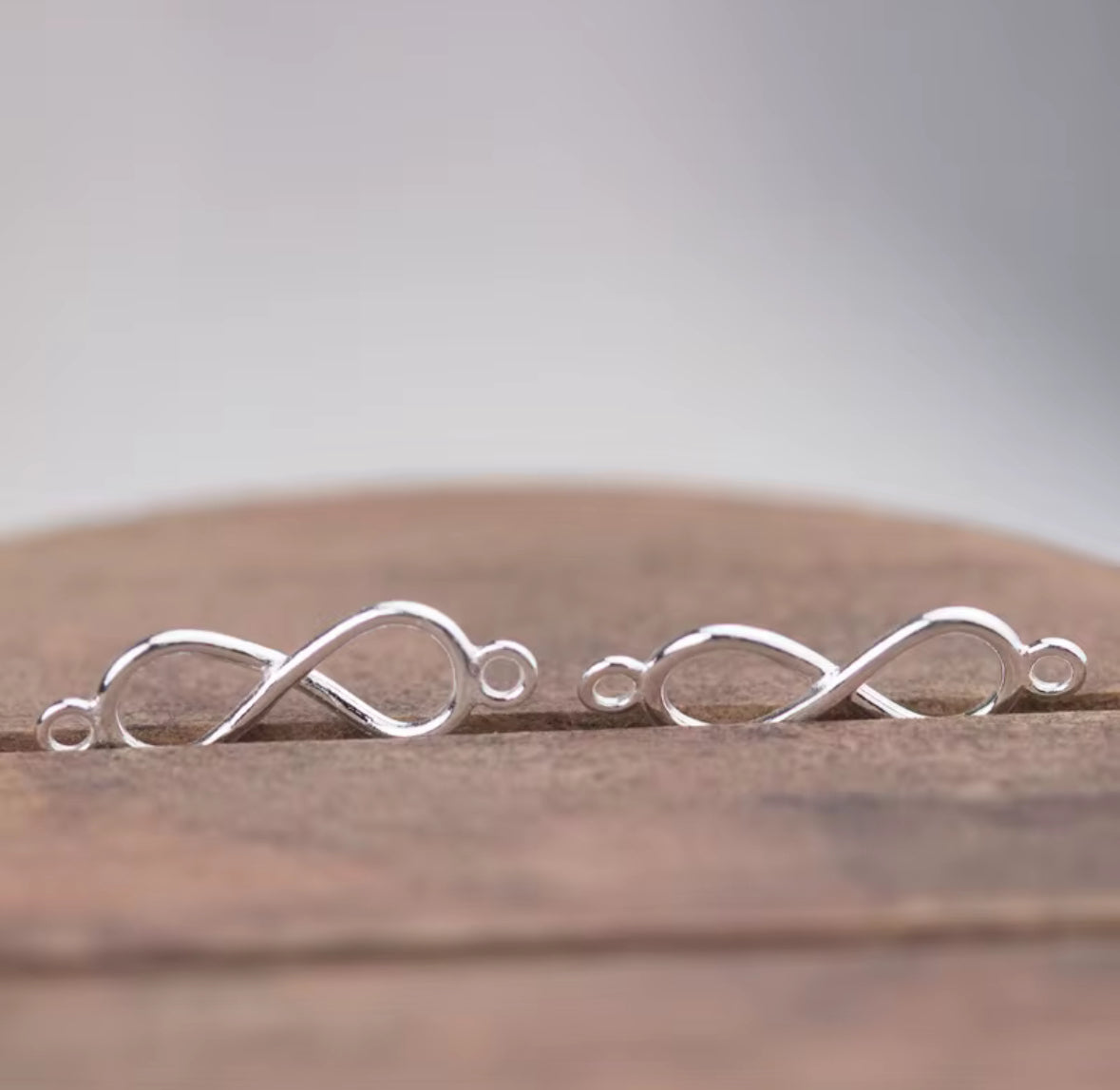 Infinity Connector • 925 Sterling Silver